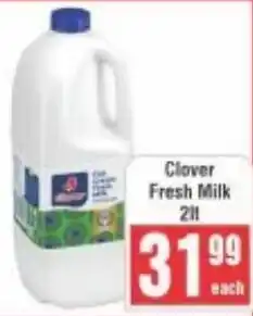Frontline Clover Fresh Milk offer