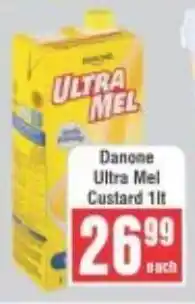 Frontline Danone Ultra Mel Custard offer