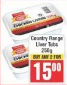 Frontline Country Range Liver Tubs 250g offer