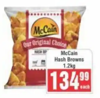 Frontline McCain Hash Browns offer
