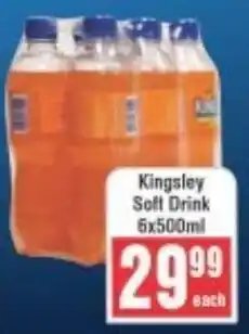 Frontline Kingsley Soft Drink offer
