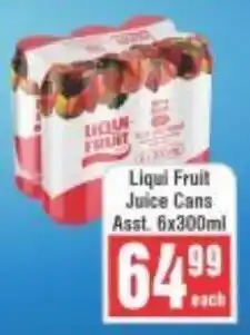 Frontline Liqui Fruit Juice Cans Asst. offer