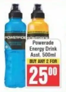 Frontline Powerade Energy Drink Asst. offer