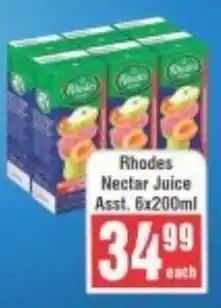 Frontline Rhodes Nectar Juice Asst. offer