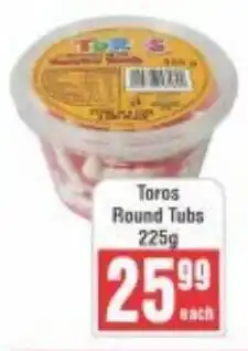 Frontline Toros Round Tubs offer