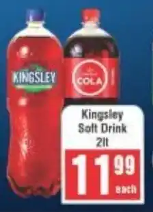 Frontline Kingsley Soft Drink offer