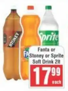 Frontline Fanta or Stoney or Sprite Soft Drink offer