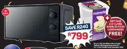 Pick n Pay Hypermarket AIM Black Mirror Finish Manual Microwave Oven offer