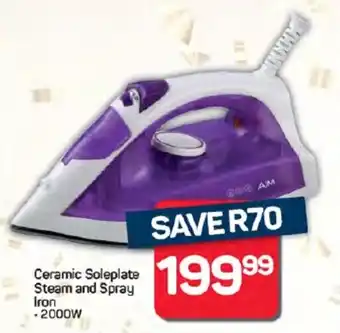 Pick n Pay Hypermarket AIM Ceramic Soleplate Steam and Spray Iron offer