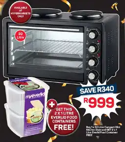 Pick n Pay Hypermarket AIM Compact Mini Kitchen Oven offer