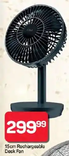Pick n Pay Hypermarket AIM Rechargeable Desk Fan offer