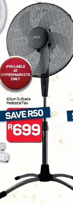 Pick n Pay Hypermarket AIM 5-Blade Pedestal Fan offer