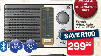 Pick n Pay Hypermarket AIM Portable 4-Band Radio offer
