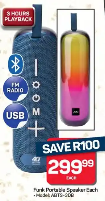 Pick n Pay Hypermarket AIM Funk Portable Speaker offer