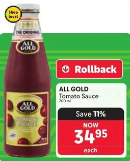 Makro ALL GOLD Tomato Sauce offer