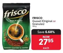 Makro FRISCO Gusset Original or Granules offer