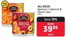Makro ALL GOLD Apricot or Apricot & Peach Jam offer