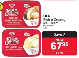 Makro OLA Rich 'n Creamy Ice Cream offer