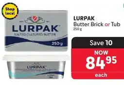 Makro LURPAK Butter Brick or Tub offer
