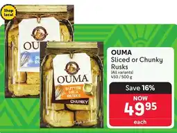 Makro OUMA Sliced or Chunky Rusks offer
