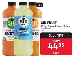 Makro SIR FRUIT Pulp Based Fruit Juice offer