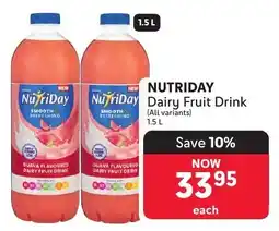 Makro NUTRIDAY Dairy Fruit Drink offer