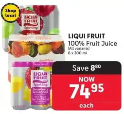 Makro LIQUI FRUIT 100% Fruit Juice offer