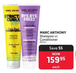 Makro MARC ANTHONY Shampoo or Conditioner offer