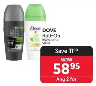 Makro DOVE Roll-On offer