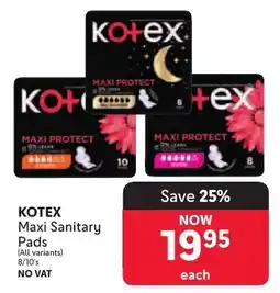 Makro KOTEX Maxi Sanitary Pads offer