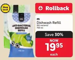 Makro m Dishwash Refill offer