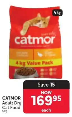 Makro CATMOR Adult Dry Cat Food offer