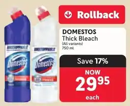 Makro DOMESTOS Thick Bleach offer