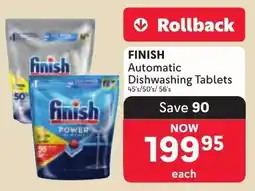 Makro FINISH Automatic Dishwashing Tablets offer
