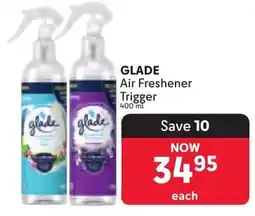 Makro GLADE Air Freshener Trigger offer