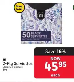 Makro m 2-Ply Serviettes offer