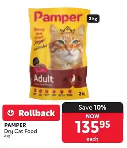 Makro PAMPER Dry Cat Food offer
