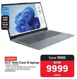 Makro Lenovo 15.3" Intel Core i5 laptop offer