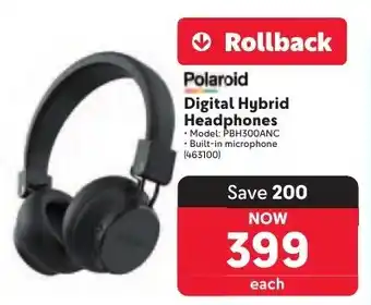 Makro Polaroid Digital Hybrid Headphones offer
