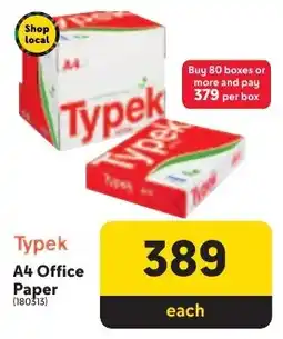 Makro Typek A4 Office Paper offer
