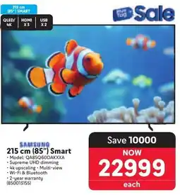 Makro Samsung 215 cm 85" Smart offer