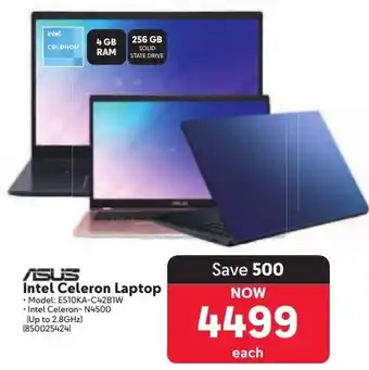 Makro ASUS Intel Celeron Laptop offer