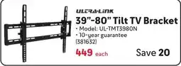 Makro ULTRA-Link 39"-80" Tilt TV Bracket offer