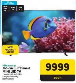Makro Hisense 165 cm 65" Smart Mini LED TV offer