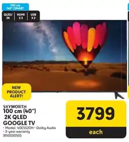 Makro SKYWORTH 100 cm 40" 2K QLED Google TV offer