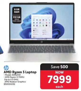 Makro HP AMD Ryzen 3 Laptop offer