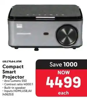 Makro ULTRA-Link Compact Smart Projector offer