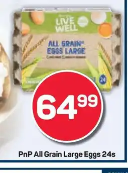 Pick n Pay PnP All Grain Large Eggs 24s offer