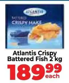 Food Lover's Market Atlantis Crispy Battered Fish 2 kg offer