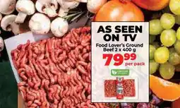 Food Lover's Market Food Lover’s Ground Beef 2 x 400 g offer